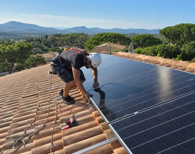 Installateur panneaux solaires Couffoulens — pose photovoltaïque sur toiture