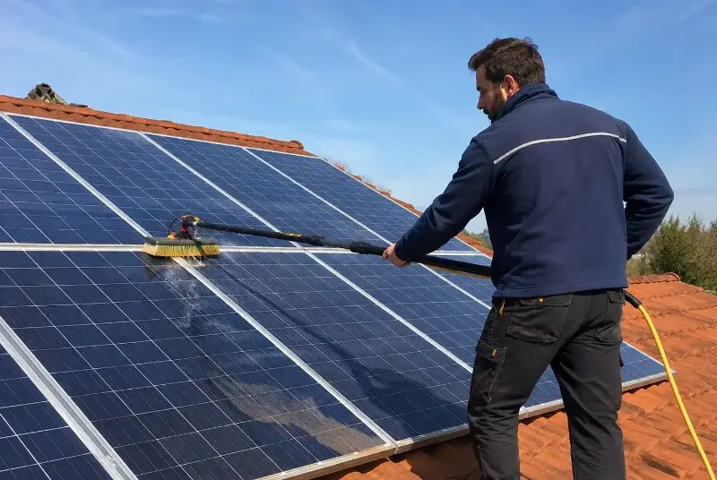 Nettoyage et entretien de panneaux solaires à Couffoulens